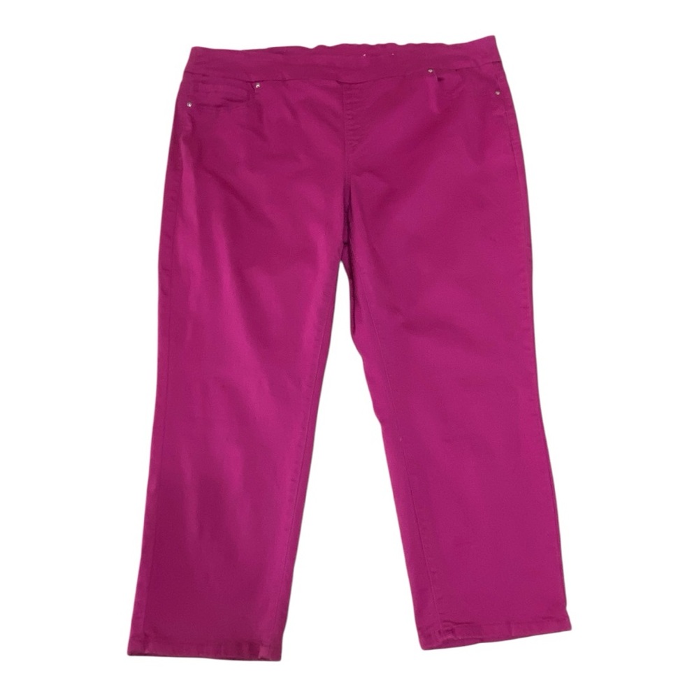 Westbound Fuchsia Stretchy Pull On Pants Sz 20W